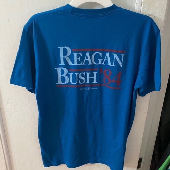 Rowdy Gentleman Reagan/Bush Pocket T-Shirt - Worn! - Picture 2 of 4
